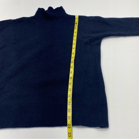 Scotch & Soda Women’s Navy Wool/Cashmere Mock Neck Sweater S LUXURIOUS - Picture 10 of 13